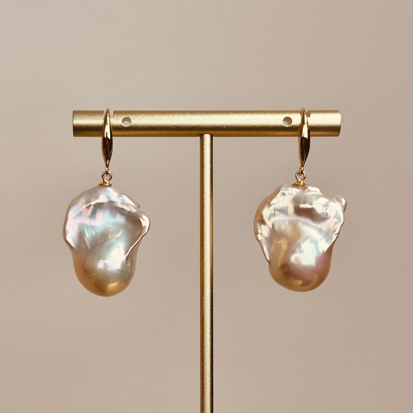 Crown Baroque Drop Earring