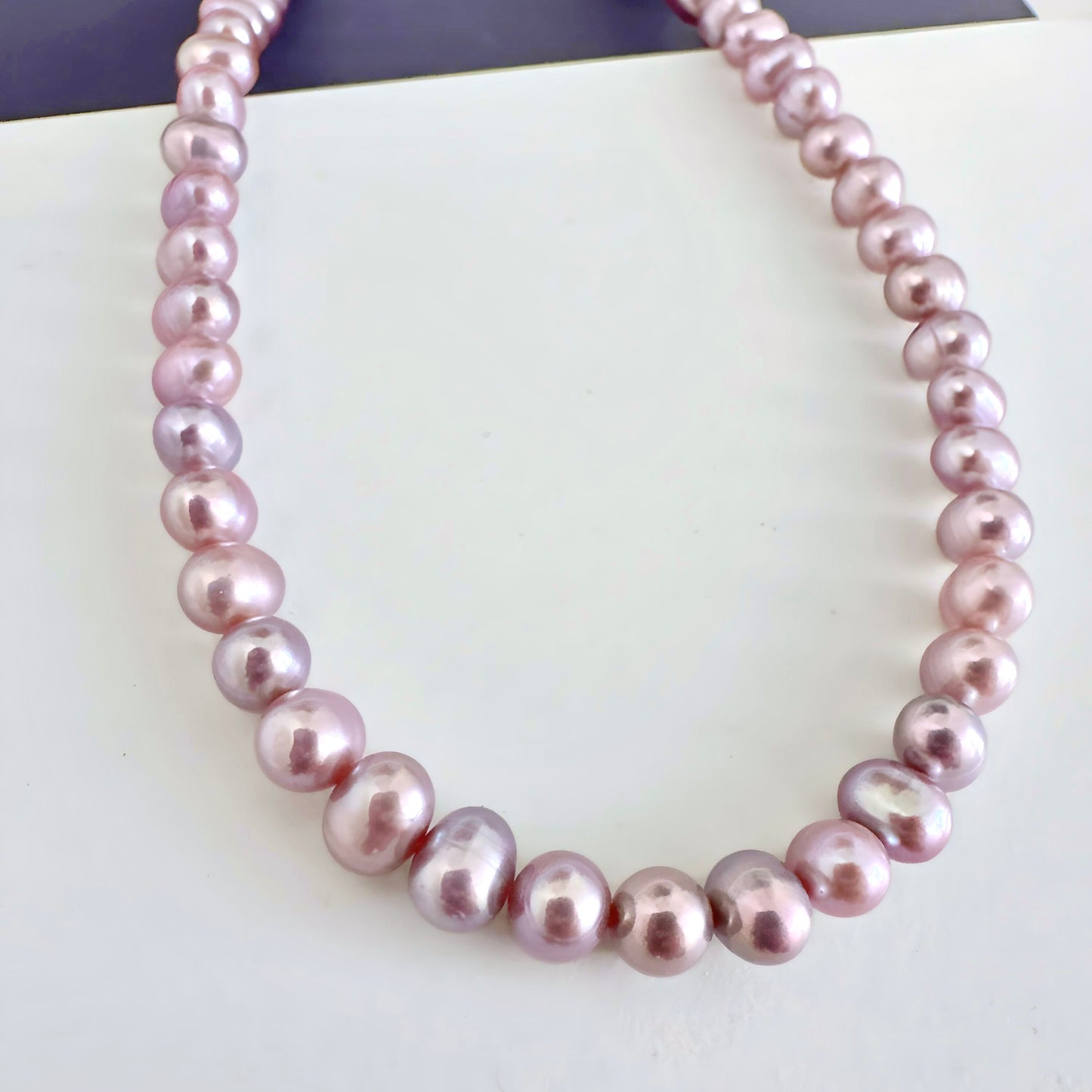 Lavender Pearl Necklace