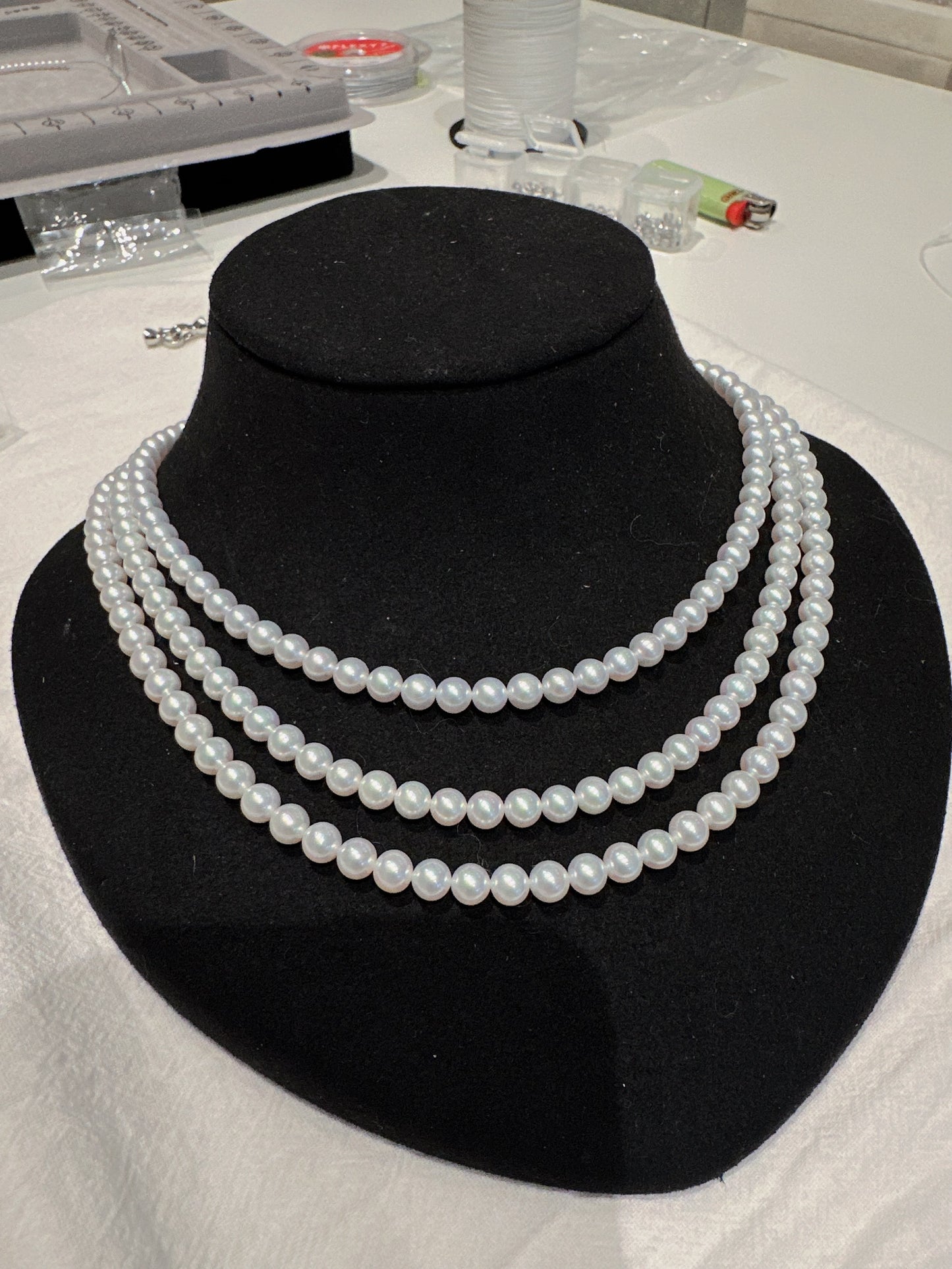 Multi Layer Freshwater Pearl Necklace