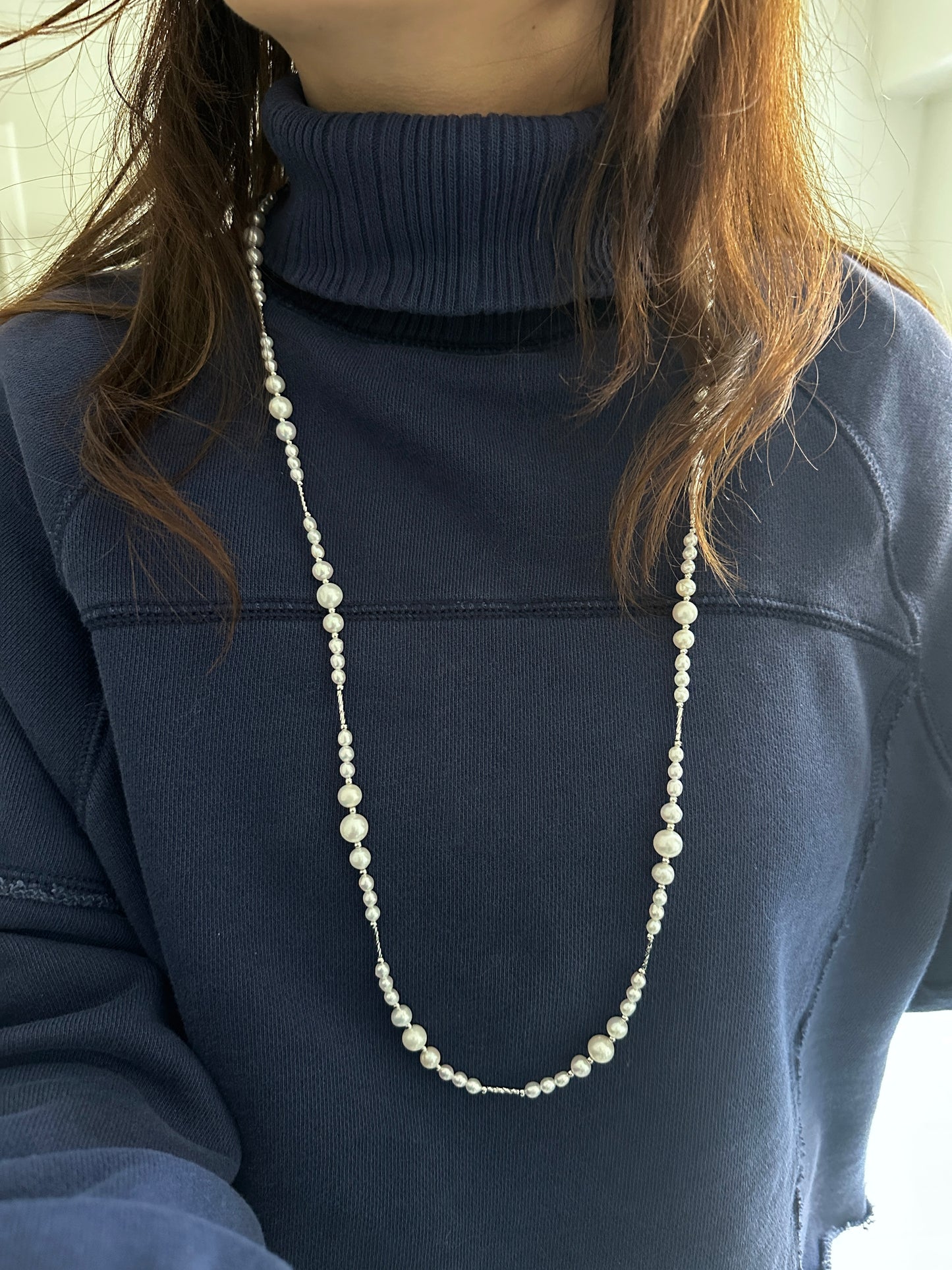 90cm Long Freshwater Pearl Necklace