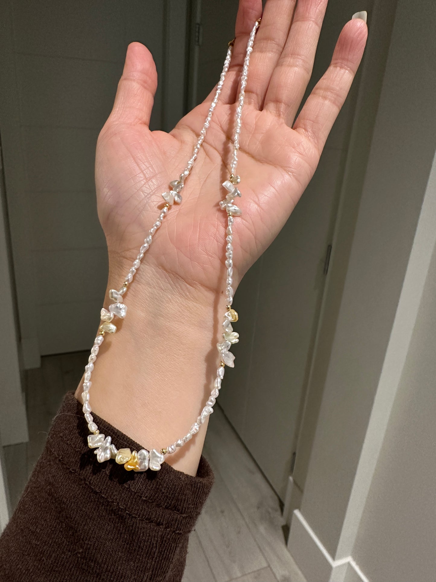 Sea Keshi Pearl Necklace