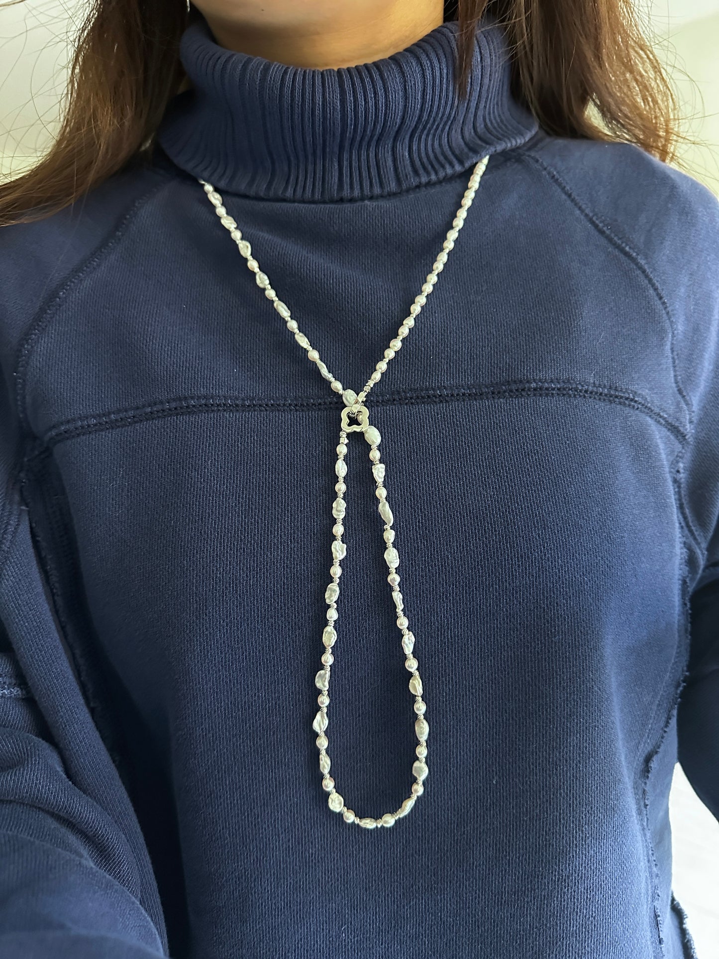 90cm Long Freshwater Pearl Necklace