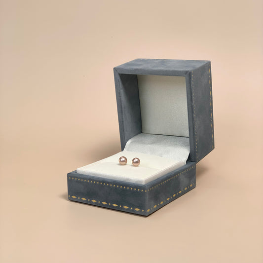 Pink Pearl Stud Earring - 5.0/5.5mm