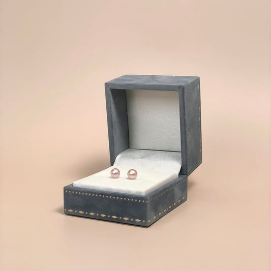 Pink Pearl Stud Earring - 6.0/6.5mm
